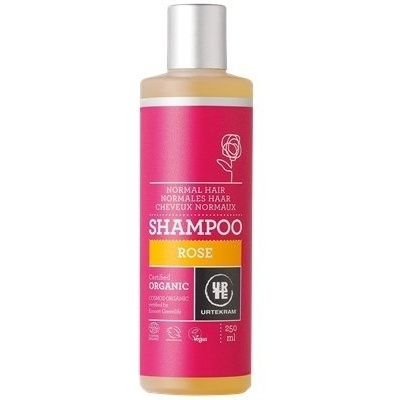 URTEKRAM Šampon růžový - normální vlasy BIO 250 ml
