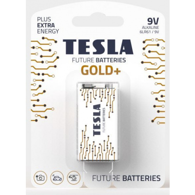 Tesla - bateries 9V GOLD+, 1ks, 6LR61 1099137205