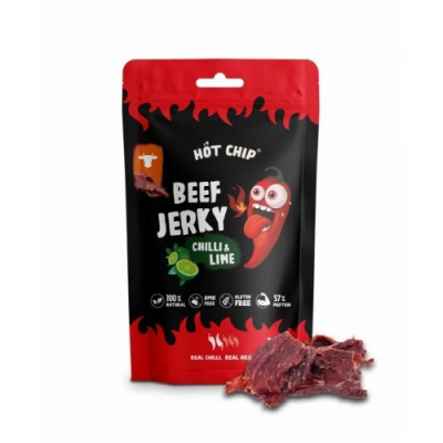 Hot chip JERKY CHILLI AND LIME 25 gr