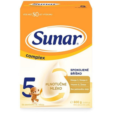 Sunar Complex 5 dětské mléko, 600 g