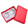 KR0349-K Dárková krabička na snubní prsteny - červená