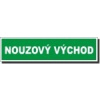 Traiva Nouzový východ - Nápis NFTL Plast 200x50 mm