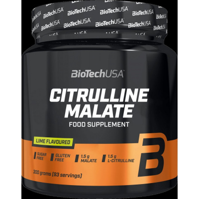 BioTech Citrulline Malate 300 g Příchuť: zelené jablko