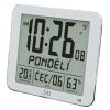 Velké rádiem řízené digitální hodiny s budíkem JVD stříbrné DH9335.1 (POŠTOVNÉ ZDARMA!! s češtinou!!)