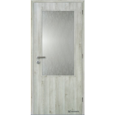 DOORNITE Vnitřní dveře folie 70 cm MASONITE sklo 2/3 laminované