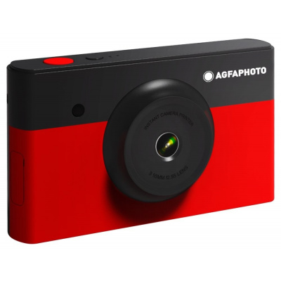 AGFA AGFA PHOTO Realipix Mini S/ 10 MPix/ 1,7" LCD/ 2v1 kamera a tiskárna/ Červená FOTA0008
