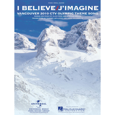 I Believe/J'Imagine - Vancouver 2010 CTV Olympic Theme Song - noty pro klavr a zpv 993539