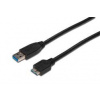 Digitus USB 3.0 kabel, USB A - Micro USB B, M / M, 1,8 m,UL, bl AK-300116-018-S