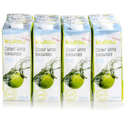 Pure Kulau 100% BIO kokosová voda 12 x 1 l