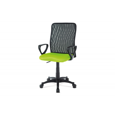 Autronic KA-B047 GRN, kancelářská židle, látka mesh černá + zelená