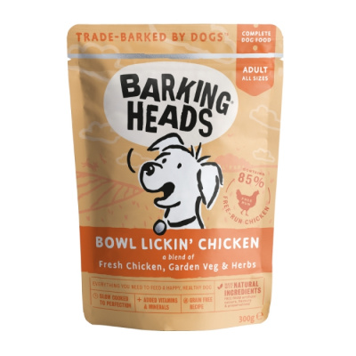 Pet Food UK Barking Heads Bowl Lickin' Chicken 300 g