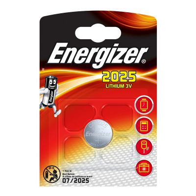 ENERGIZER Knoflíková baterie CR2025 blistr /1ks