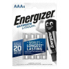 Baterie, AAA (mikrotužková), 4 ks v balení, lithiová, ENERGIZER "Ultimate Lithium"