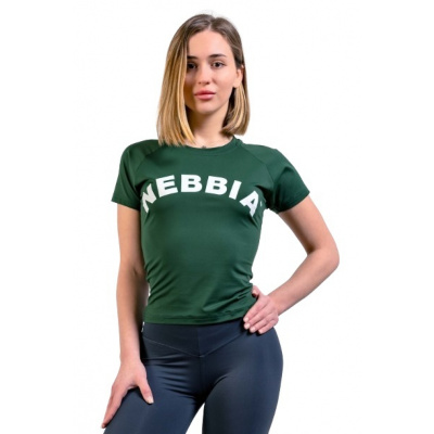 Nebbia Classic Hero tričko 576 dark green - L