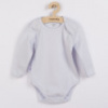 Kojenecké body s dlouhým rukávem New Baby Pastel šedé 86 (12-18m)