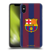 Obal na mobil Apple Iphone X/XS - HEAD CASE - FC BARCELONA - Domácí dres pruhy a logo (Pouzdro, kryt pro mobil Apple Iphone X/XS - Fotbalový klub FC Barcelona - Dres Home proužky a znak)