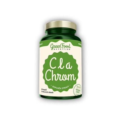 GreenFood Nutrition Cla Chrom Lalmin 60 vegan kapslí