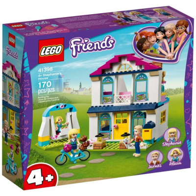 LEGO stavebnice LEGO Friends 41398 Stephanie a její dům 4+ (5702016618853)