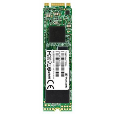 TRANSCEND MTS820S 480GB SSD disk M.2 2280, SATA III (TLC), 530MB/s R, 480MB/s W - TS480GMTS820S