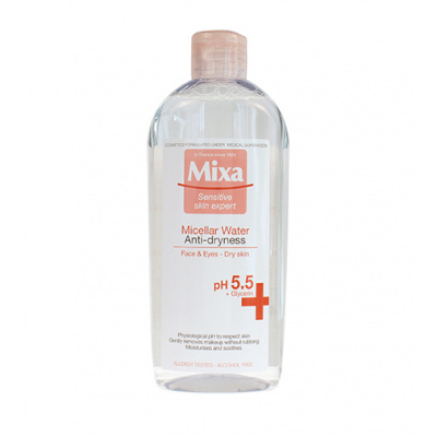 Mixa Anti-Dryness micelární voda proti vysušování pleti 400 ml