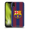 Obal na mobil Apple Iphone XR - HEAD CASE - FC BARCELONA - Domácí dres pruhy a logo (Pouzdro, kryt pro mobil Apple Iphone XR - Fotbalový klub FC Barcelona - Dres Home proužky a znak)