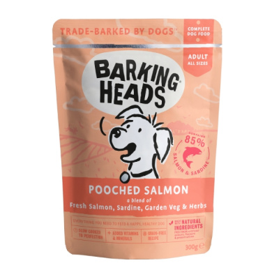 Pet Food UK Barking Heads Pooched Salmon 300 g