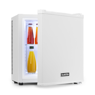 Klarstein Secret Cool, mini lednice, minibar, 13 l, energetická třída G, 22 dB, bílá (HEA- BCH-17B-White)