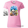 damske-tricko-potisk-panda-zviratka-menici-barvu Velikost dámská trička Basic: M šířka 47, délka 63, Odstín dámské tričko Basic: Růžové