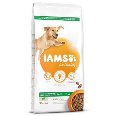 Krmivo IAMS Dog Adult Large Lamb 12kg +Krmivo IAMS Dog Adult Large Chicken 3kg -KS