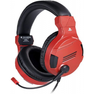 BIGBEN V3 GAMING STEREO HEADSET PS4 RED