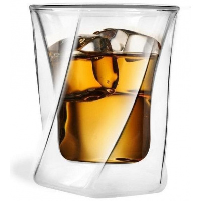 VIALLI DESIGN Sklenice Vialli Design Dvoustěnná sklenice na whisky, 300 ml, Cristallo 5509