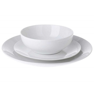 EXCELLENT Jídelní sada talířů porcelán 12 ks
