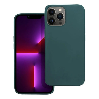 Pouzdro Case4Mobile Silikonové MATT IPHONE 13 Pro - tmavě zelené