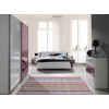 ložnicová sestava nábytku, ložnice Lux bílý / fialový lesk maride