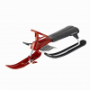 HAMAX Dětské sáně Snowblade pro 2 osoby černé SKI RED