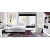 ložnicová sestava nábytku, ložnice Lux Stripes bílý / černé pruhy maride
