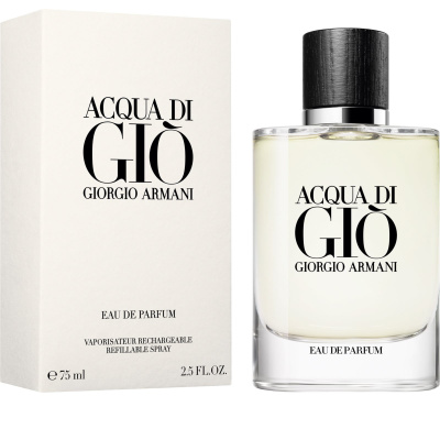 Giorgio Armani Acqua di Giò Pour Homme parfémovaná voda plnitelná pro muže 75 ml