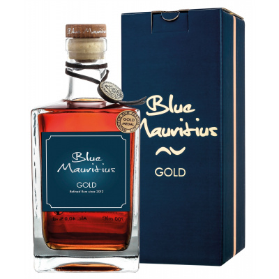 Blue Mauritius Gold Gift Box, 40%, 0,7l (karton)