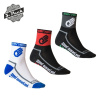 RACE LITE 3PACK HAND nízké sportovní ponožky Sensor 39-42 červená / šedá