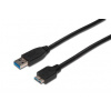 Digitus USB 3.0 kabel, USB A - Micro USB B, M / M, 1 m,UL, bl AK-300116-010-S