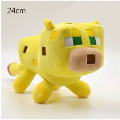 Minecraft plyšová žlutá kočka 24 cm