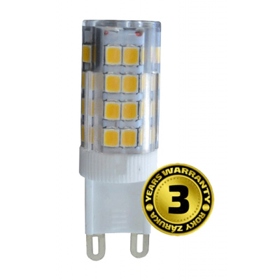 Solight LED žárovka G9, 3,5W, 3000K, 300lm WZ322