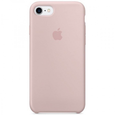 Pouzdro Apple silikonové iPhone SE / 8 / 7 – pískově růžové