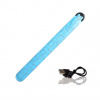 Běžecký výstražný USB nabíjecí LED svítící bezpečnostní náramek pásek na ruku nohu batoh Barva: Modrá
