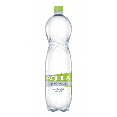 Stolní voda Aquila Aqualinea - jemně perlivá, 6 x 1,5 l