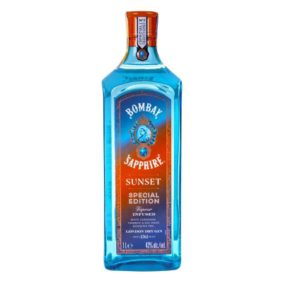 Bombay Sapphire Sunset 43% 1 l (holá láhev)