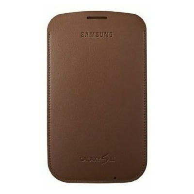 Samsung kožené pouzdro pro Samsung Galaxy S III (i9300) / Tmavě hnědé (EFC-1G6LDECSTD)