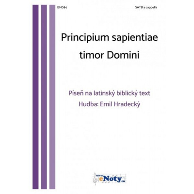 Principium sapientiae timor Domini - Emil Hradecký / SATB a cappella