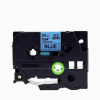 Alternativní páska pro Brother TZ-551 + TZe-551, 24 mm x 8 m, černý tisk + modrý podklad