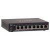 Cisco SG250-08 8-Port Gigabit Smart Switch, PoE+ (8 ports, 45W)